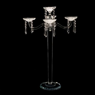 China MH-Z109 Europe Wedding 5AM Decoration Crystal Candelabra With Crystal Chandelier Parts for sale