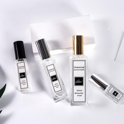 China Square Clear Fine Mist Glass Cosmetic Luxury Spray Bottle 5ml 30ml Empty Perfume Bottle 100ml Perfume Bottle With Atomizer for sale