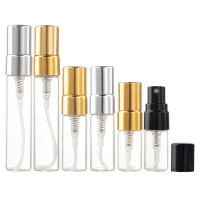 China 2ml 3ml 5ml Refillable Mini Perfume Vial Travel Perfume Cosmetic Bottle Glass Sealed Empty Fine Mist 10ml Perfume Bottle for sale