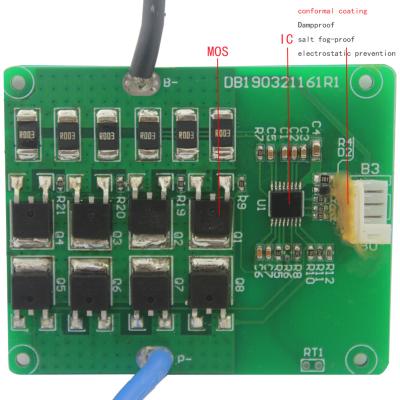 China With Custom Module BMS Electronic Protection Circuit Board Li-ion 18650 Battery PCB Wire Broken Function 3S 30A Protection Polymer Lithium Battery for sale