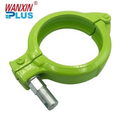 China Building Material Stores Newly Listed Concrete Pipe Flange Construction Hand Pull Forged Pipe Clamps DN150AII Type Bolt for sale