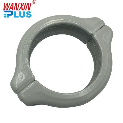 China Building material shops pipe flange concrete construction forged pipe engineering coupling double type bolt BC55 for sale