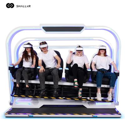 China Metal Shallxr Dynamic Virtual Reality Vr Game Chair Motion Simulator 4 Seats 9D Vr Cinema Equipment for sale