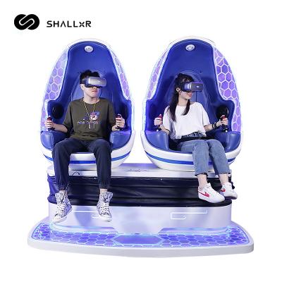 China Metal ShallxR Amus Park Product Virtual Reality 9d Egg Chair Vr Cinema Simulator Game zu verkaufen