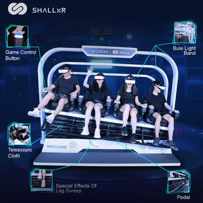 China Metal Win Again 2022 VR Game Machine Virtual Reality Cinema 9D VR Chair Simulator 4 Seats for sale