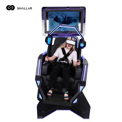 China Latest 1 Metal Rotating Seat Vr Movies 360 Vr Cinema 9d Roller Coaster Simulator Machine zu verkaufen