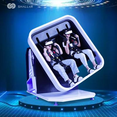 中国 Metal Top Roller Coaster Tier Vr Simulator Machine 2 Seats 360 Degree Rotating Vr Game Machine 販売のため