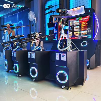 中国 Metal Shallxr Virtual Reality Games Vr Shooting Arcade Game 4 Player AR Game Gun Machine For Amusement Park 販売のため