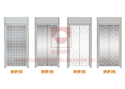 China Mirror / Etched Elevator Cabin Decoration Elevator Door System for sale