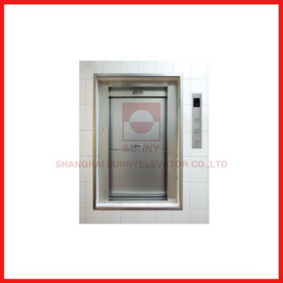 China Load 100-300kg Industrial Dumbwaiter Elevator Open Sliding Door Flexible With Car Design for sale