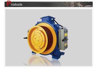 China 1250 - 1600 KG Gearless Motor For Elevator / Montanari Elevator Machine for sale