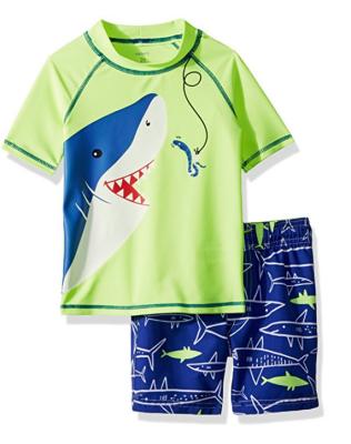 China Quick Dry Anti UV Kids Sublimated Short Sleeve Rashguard for sale