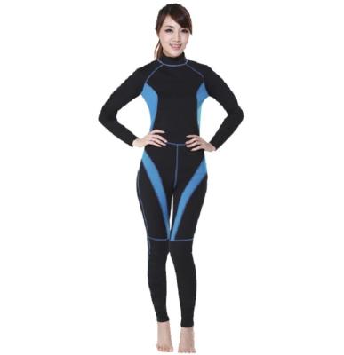 China Antibacterial Ergonomic Neoprene Women's Surfing Design 2.5mm Diving Suit Wetsuit for sale