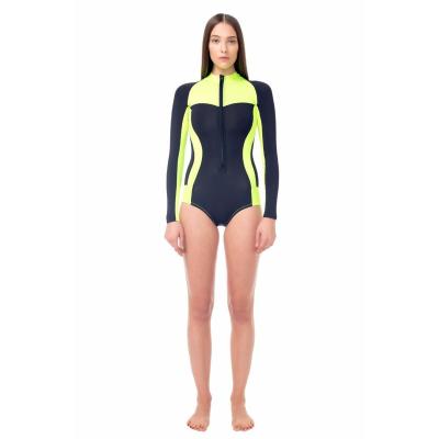 China Women's 2mm Neoprene Long Sleeve Rubber Diving Suit Anti-UV for sale