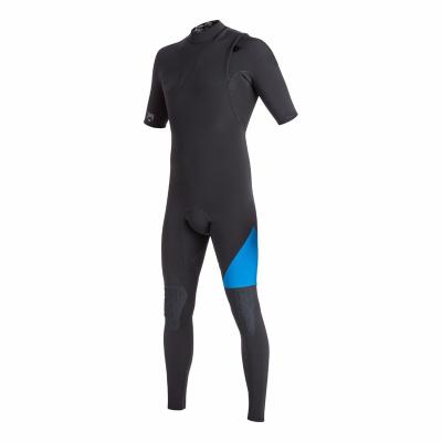 China Antibacterial 2/2mm Zipperless Short Sleeve Full Wetsuit For Triathlon Surfing for sale