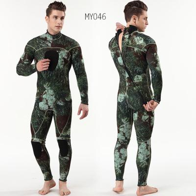 China Adult 3MM Neoprene Surfing Diving Suit Camouflage Spearfishing Wetsuit Neoprene Wear Suit Printing Wetsuit for sale