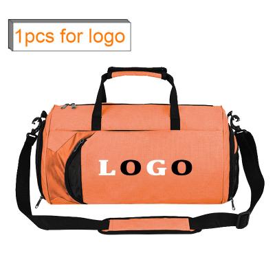 China Custom Logo Luxury Black Pink Foldable 50% Waterproof Nylon Sports Tote Duffel Bags Waterproof Nylon Men's Women's Travel Duffel Bag for sale