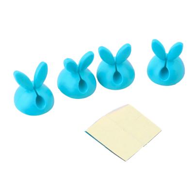 China Wholesale Fixed Line Rabbit Ear Cable Rope Wire Holder Organizer Clips Fixer Fastener for sale