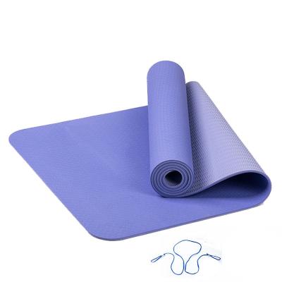 China 6MM Band Yoga Mat Anti Slip Sports Fitness Pilates Gym Colchonete For Beginners 183*61*0.6cm for sale