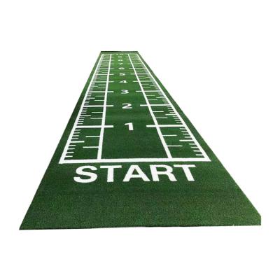 China 15mm Curved Yarn Gymnasium Sports Turf Artificial High Density Indoor Ladder Lawn Functional Pattern Mat for sale