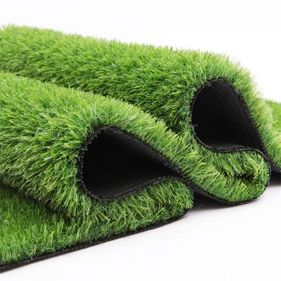 China Chinese Green Grass Carpet Factory Price Outdoor Sports Artificial Landscaping Lawn For Sale for sale