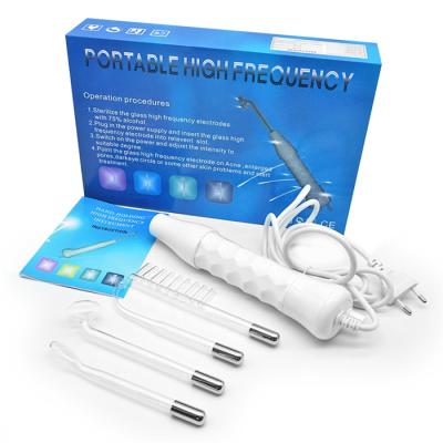 China Acne Treatment Home Portable Ozone Machine LZ 006A Face Ozone Treatment Magic Wand High Frequency Kit for sale