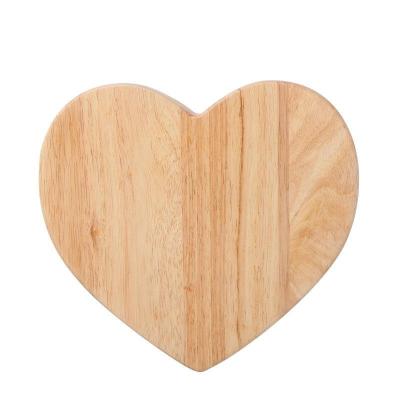 China Sustainable Tray Heart Shape Baking Tools Bamboo Cutting Board Pizza Breadboard Cheese Drawer for sale