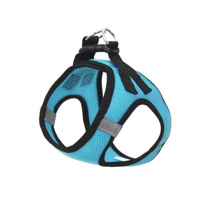 China Breathable Pet Harness Padded Adjustable Pet Vest Vest Dog Leash for sale