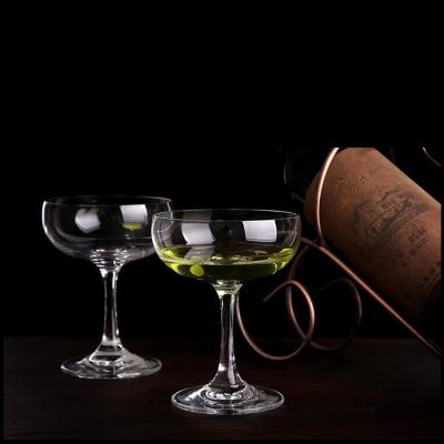 China Popular Fashion Lead Free Crystal Glassware Martini Mixing Wine Glasses for sale