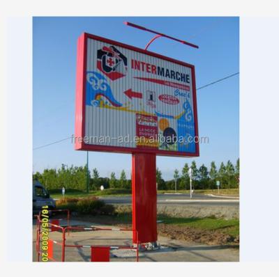 China Outdoor Billboard Customized Three Way Billboard For Advertising Trivision Billboards for sale