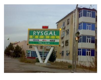 China Outdoor Billboard Turkmenistan Outdoor Billboard Advertising Equipment Rotating Advertising Billboard for sale