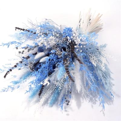 China Natural Dry Preserved Pampas Grass Flower Arrangement Inch Pampas Grass Best Gift Bouquet17 Blush Blue Pampas Grass for sale