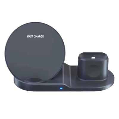 China 10W 15W 20W Qi Wireless Charger Station Cell Phone Wireless Charging Dock For iPhone iWatch AirPods Radio Charging Stand for sale