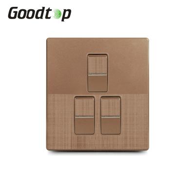 China Security and Fashion Goodtop 2021A3 3 Strip Wall Switch for sale