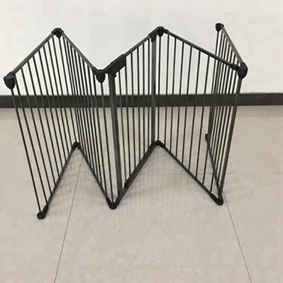 China Popular New Design Child Fence Configurable Free Standing Panel Folding Plastic Pet Safety Fence for sale