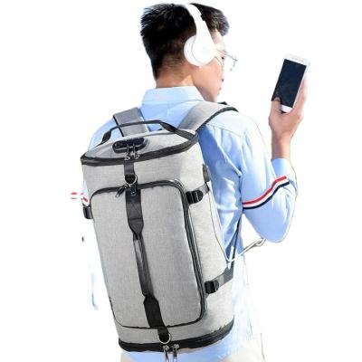 China Pordable 19 Inch Nylon Waterproof USB Travel Outdoor Sport Backpack for sale