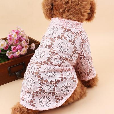 China Sustainable Creative Cute Short Sleeved Comfortable Dog Clothes Pajamas Fashion Pet Eco-friendly Apparel for sale