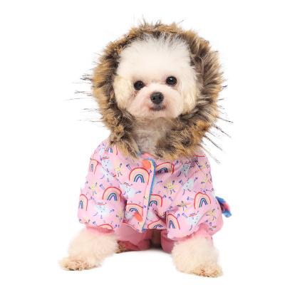 China Sustainable Wholesale Professional Warm Cute And Comfortable Padded Jacket Pet Apparel Dog Winter Clothes for sale