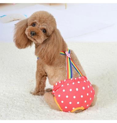 China Sanitary And Comfortable Dog Diapers Cute Viable Clothing Pet Physiological Panties for sale