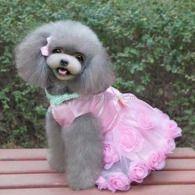 China Viable Custom Multi-size Design New Simple Cozy Pet Designer Clothes Cat Dog Dress for sale