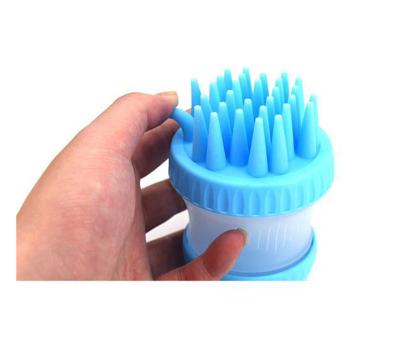 China Viable Factory Direct Wholesale Silicone Grooming Products Pet Bath Tools Dog Cat Grooming Brush for sale