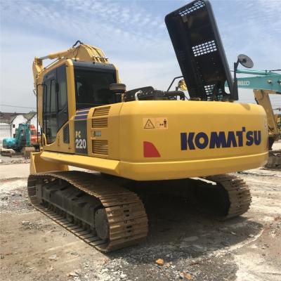 China Gebruikte hydraulische graafmachine PC220-8mo, meest geavanceerde gebruikte 22-tons Komatsu-graafmachine, gebruikte rupsgraafmachine PC220-8 in promotie Te koop