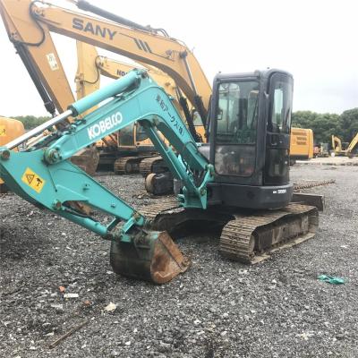 China Gebruikte Kobelco Mini Excavator Sk 55sr, van de Voorwaardenkobleco Hydralic MIDI van Oorsprongsjapan het Goede Spoor Digger Sk 55sr op Verkoop Te koop