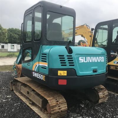 China                  Used 6 Ton Mini Excavator Sunward Swe60e, Secondhand Chinese Brand Sunward 2018 MIDI Track Digger Swe60e Hot Sale              for sale