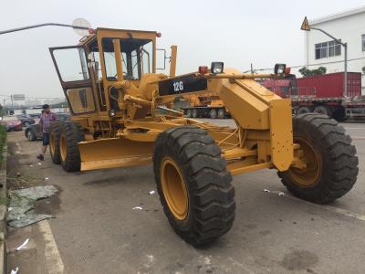 China Energy Efficiency  Used Motor Grader Cat 12g Grader 14G 120g 140g for sale