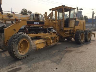 China Motoniveladora usada de alta eficacia Cat 140g Segunda mano Caterpillar Grader en venta