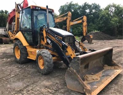 China 6 Backhoe van cilinders Lage Uren Gebruikte Cat Backhoe Loader 420e Caterpillar Te koop