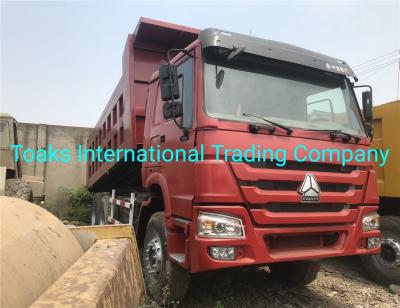 Cina Il colore rosso Sinotruk Tipper Truck resistente HOWO 10 spinge 375 cavalli vapore in vendita