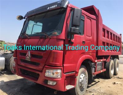 China HOWO gebruikte Tien Vrachtwagens van de Wielstortplaats 15 Ton Tipper Truck 351-450hp Te koop