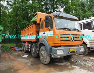 China Front Lifting Style Used Beiben 12 de Vrachtwagen van de Wielstortplaats Benz Tipper Truck Te koop